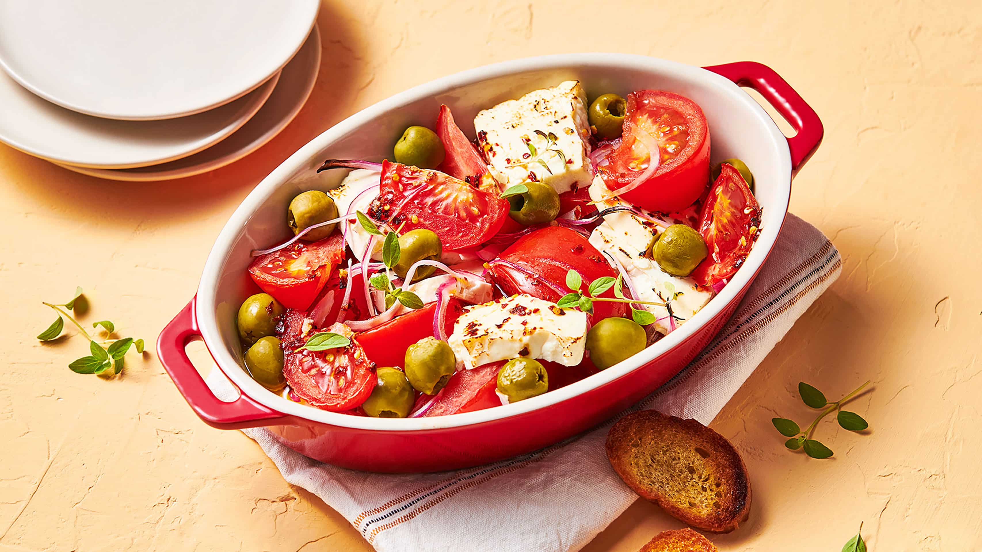 Baked Feta & Beefsteak - Backyard Farms