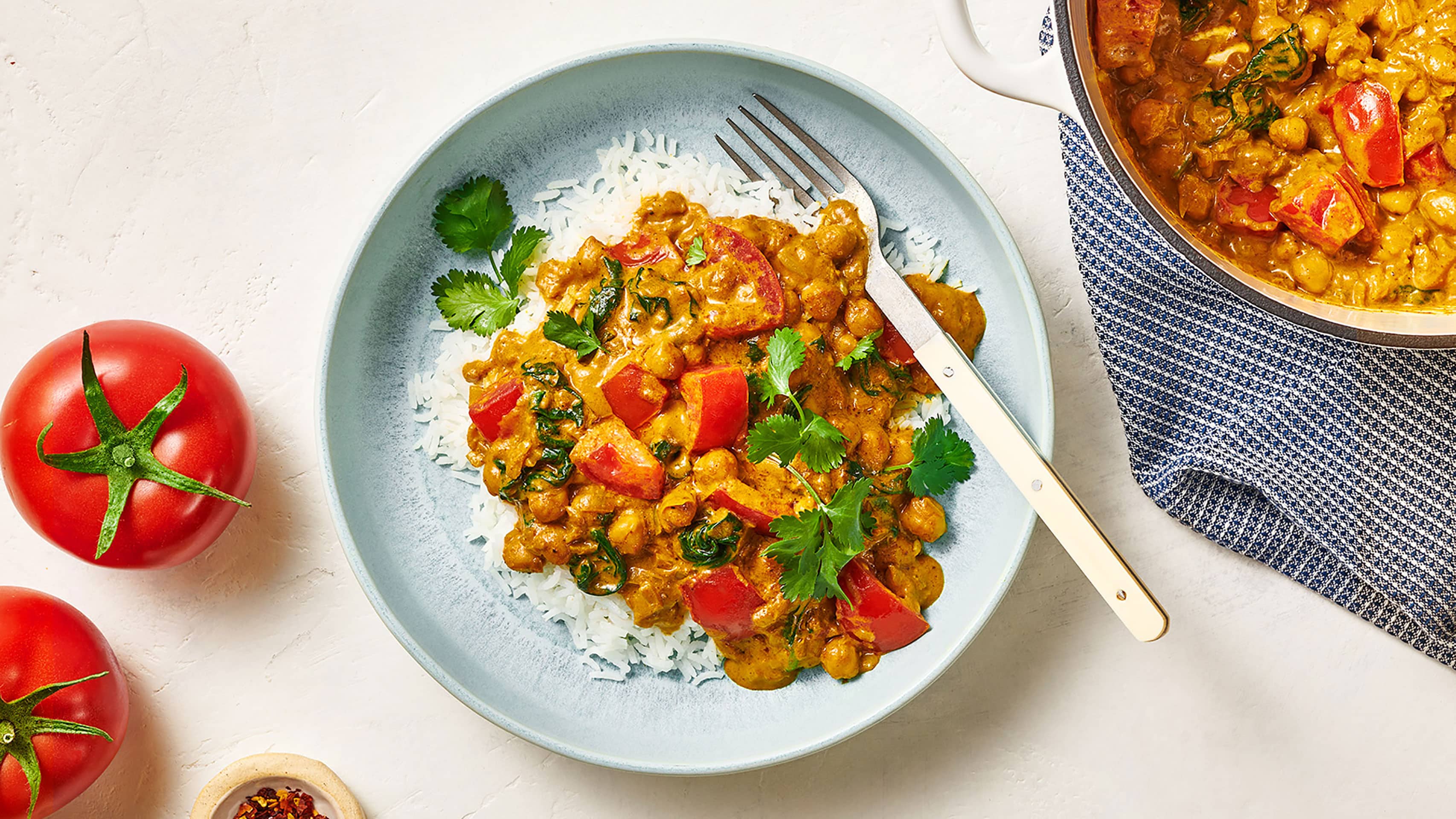 Tomato & Spinach Curry - Backyard Farms