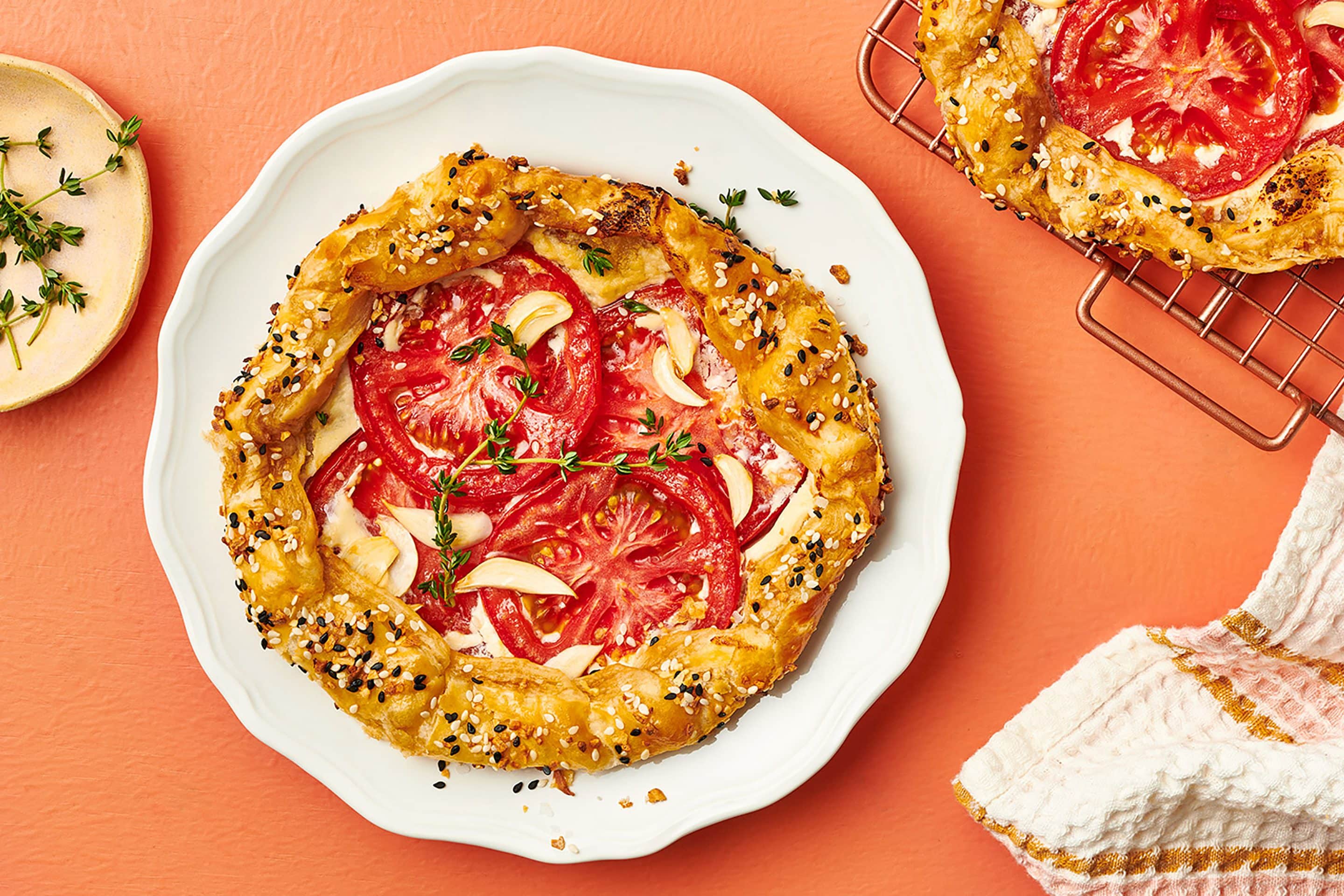 Image of tomato galettes recipe